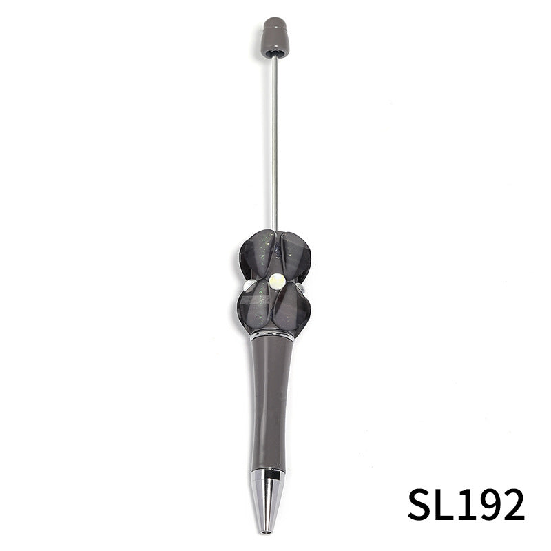 Wholesale Heavy creative color petal  beads diamond  beadable pen