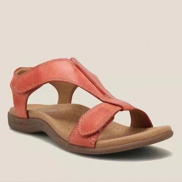 Plataforma de goma de verano al por mayor zapatos para mujeres con sandalias de playa de velcro buckle