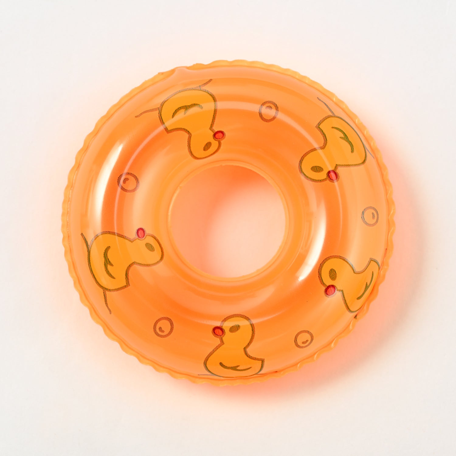 Wholesale Children's small toy mini swimming ring small yellow duck accessories milk tea shop Donut small swimming ring
