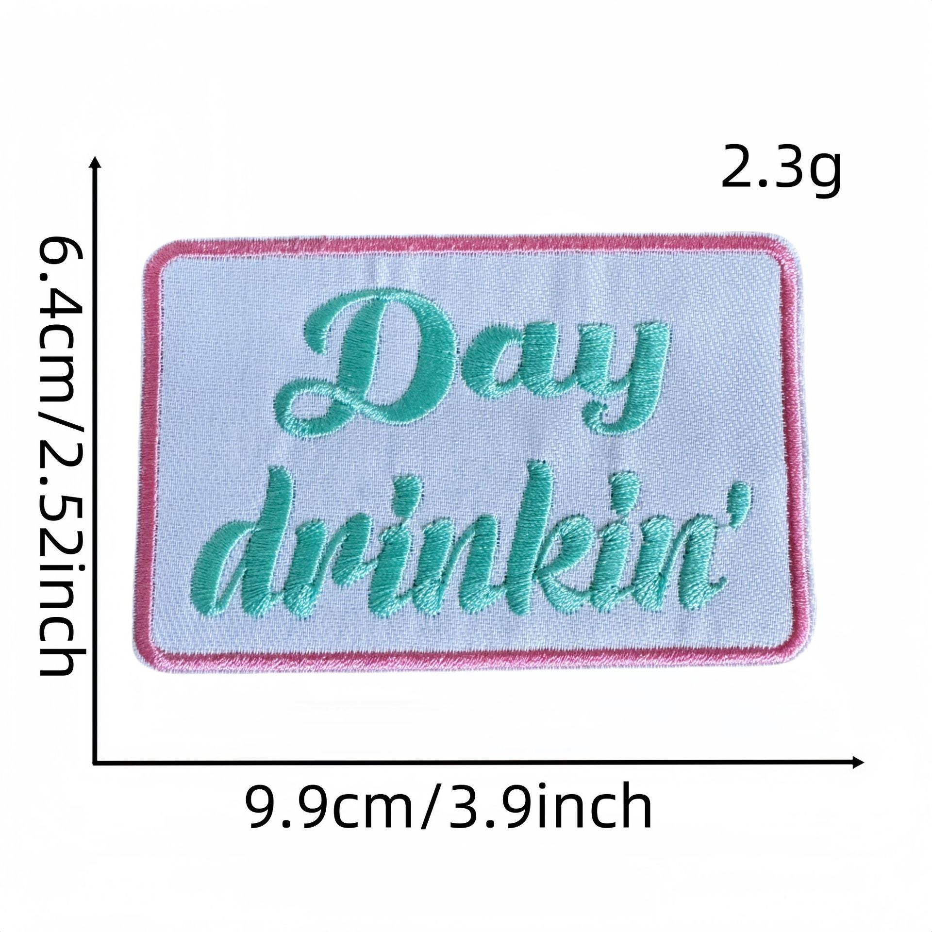 Wholesale  Colorful English Letter Embroidery Cloth DIY Patches