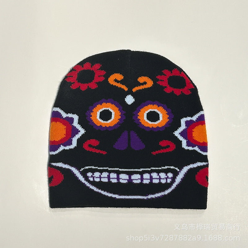 Wholesale Mexican Skeleton Hair Hat Knitted Hat