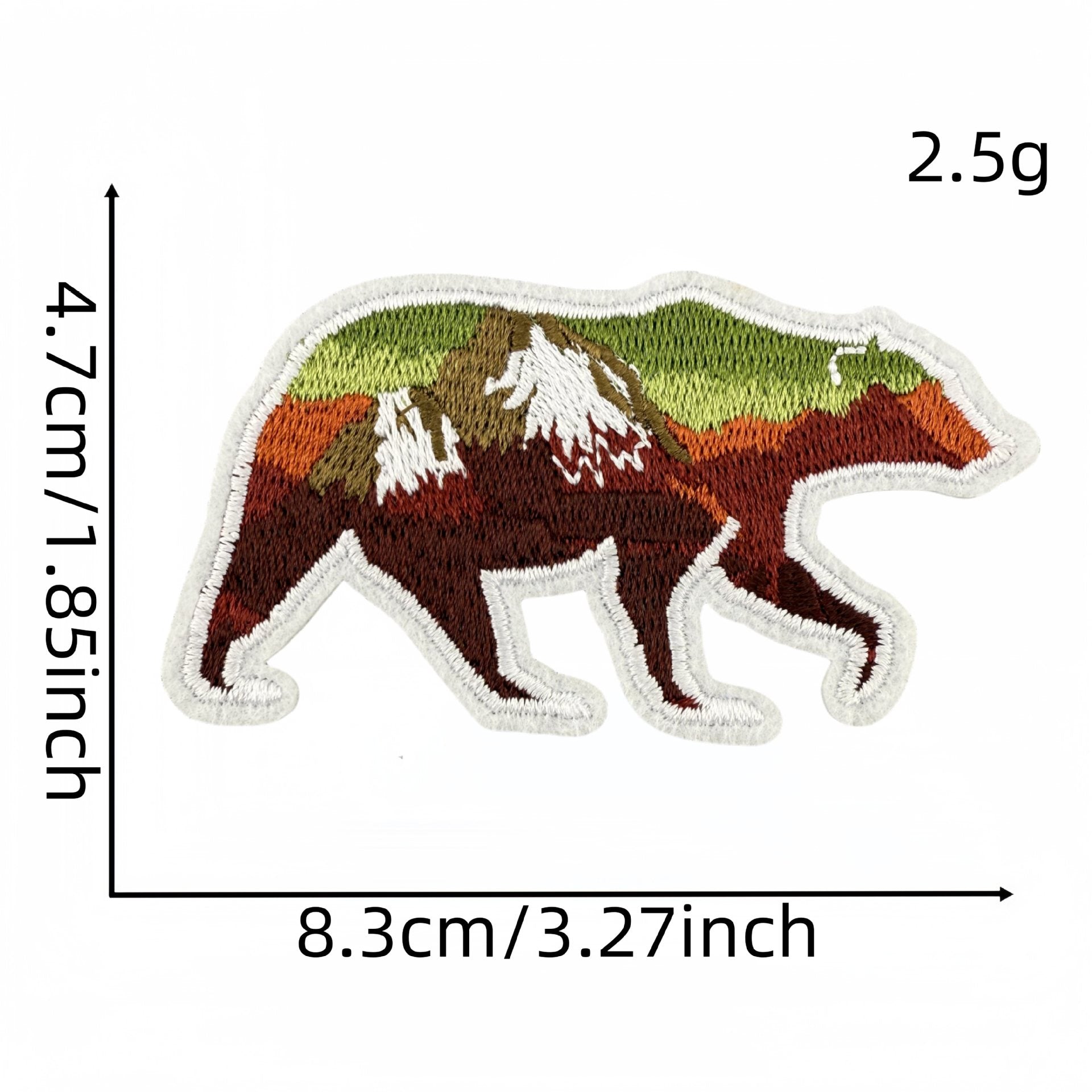 Wholesale Animal bear cloth patch embroidery patch accessories