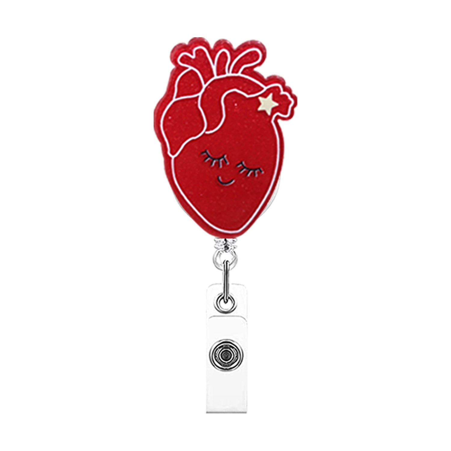 Llavero telescópico del corazón acrílico de amor al por mayor