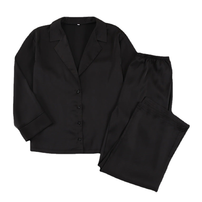 Wholesale Polyester Loose Long Sleeved Pajama Sets