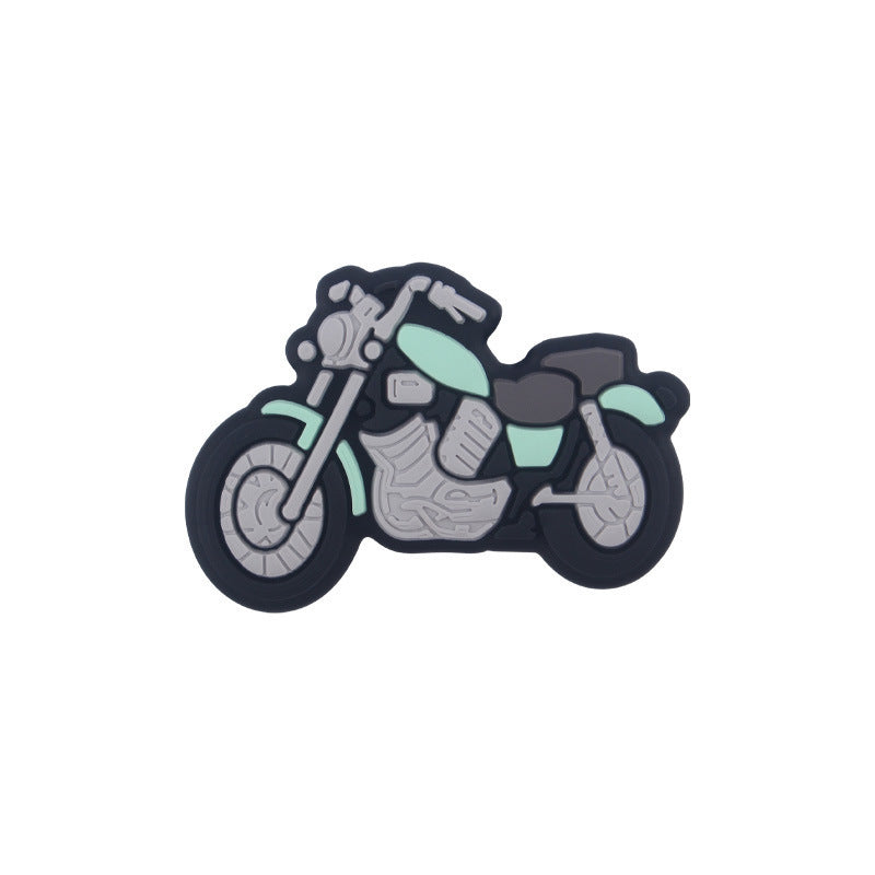 Wholesale 30pcs Motorcycle silicone beads   Focal Beads