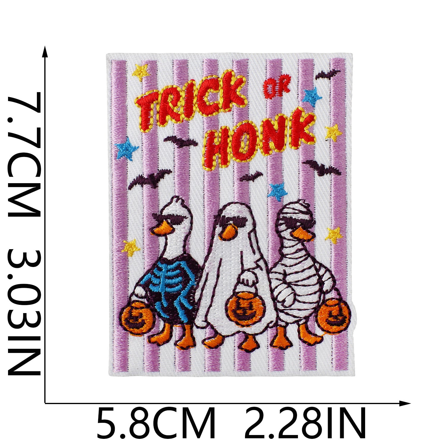 Wholesale  Embroidered Iron On Patches Ghost Zombie Design For Denim et And Bag Decorative Badge