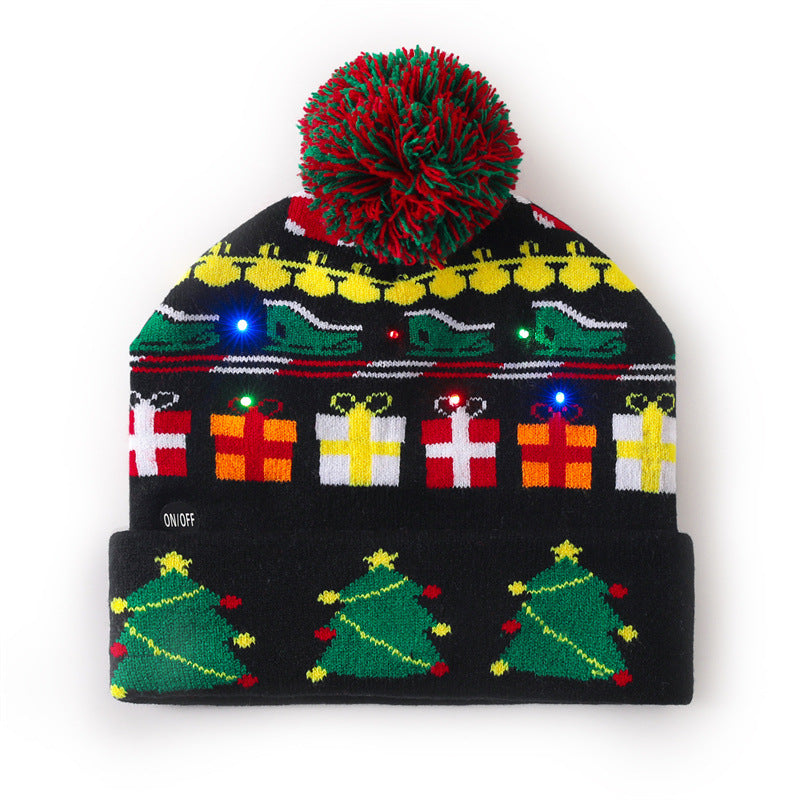 Wholesale Christmas hat  colorful woolen hat