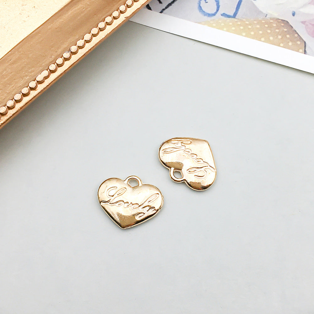 Wholesale Alloy simulation heart letter pendant bracelet necklace accessories