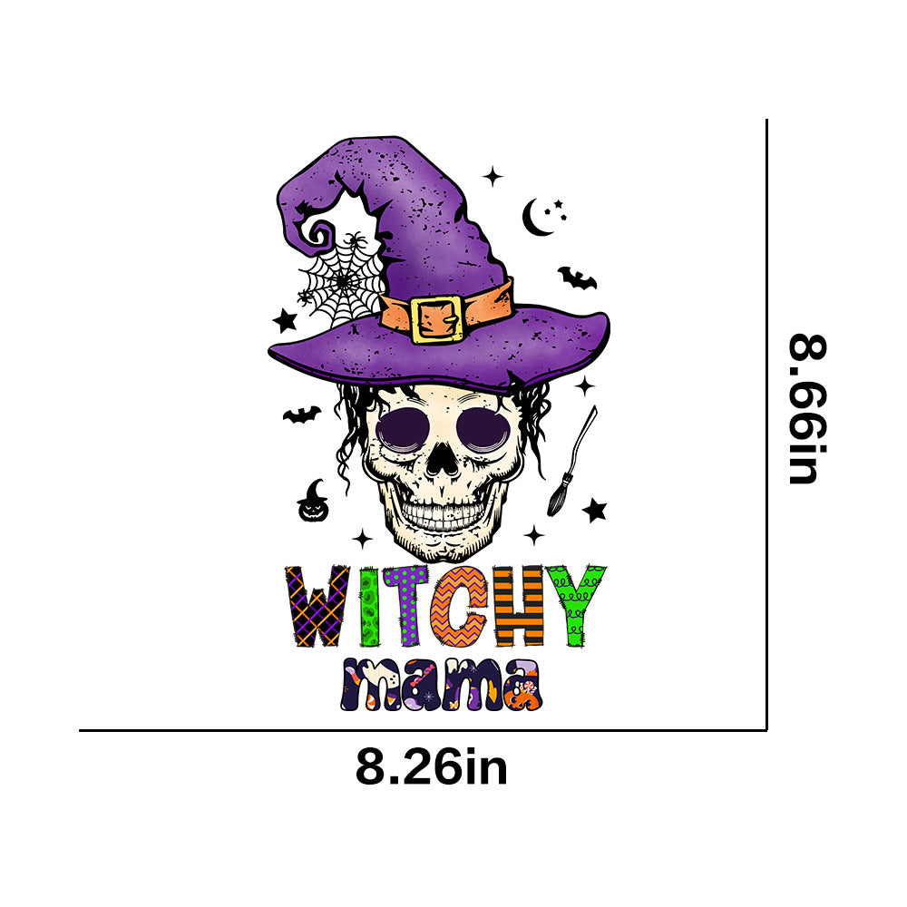 Wholesale Halloween Skeleton Pumpkin UV DTF Ready to Press Transfers Wraps