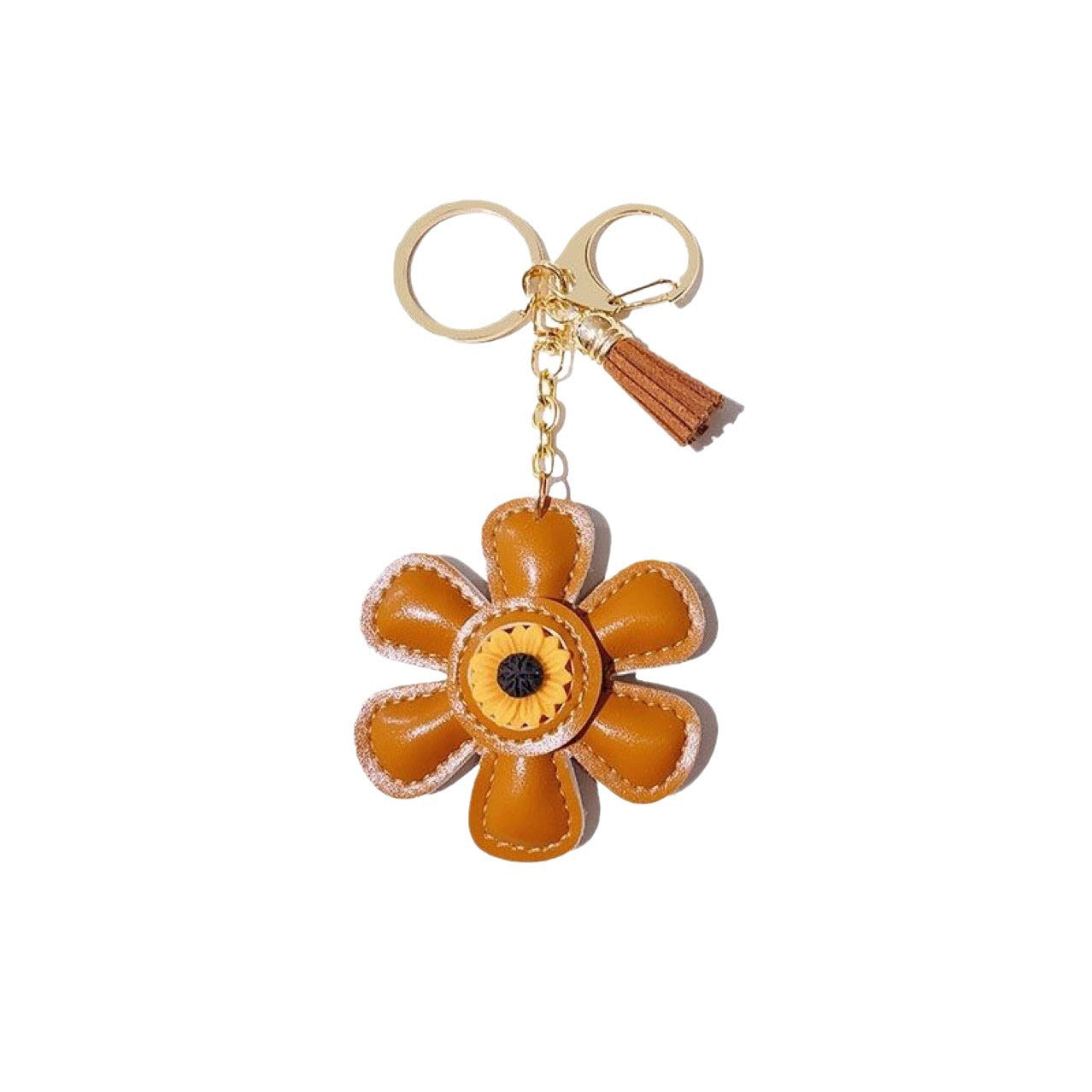 Wholesale Sunflower Cute Cartoon Keychain Personality Bag Pendant Key Chain Hanging