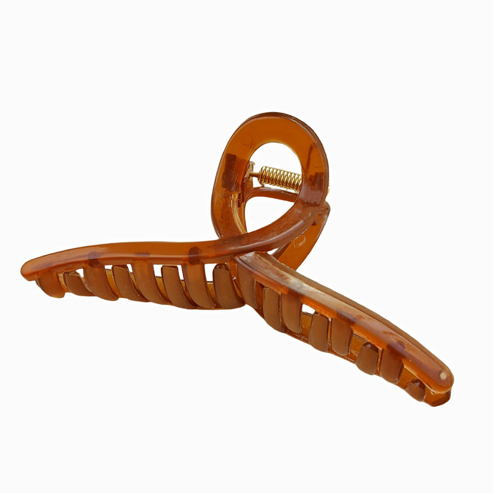 Wholesale Jelly Strap Cross Shark Clip Simple Fashion Back Head Hair Claw