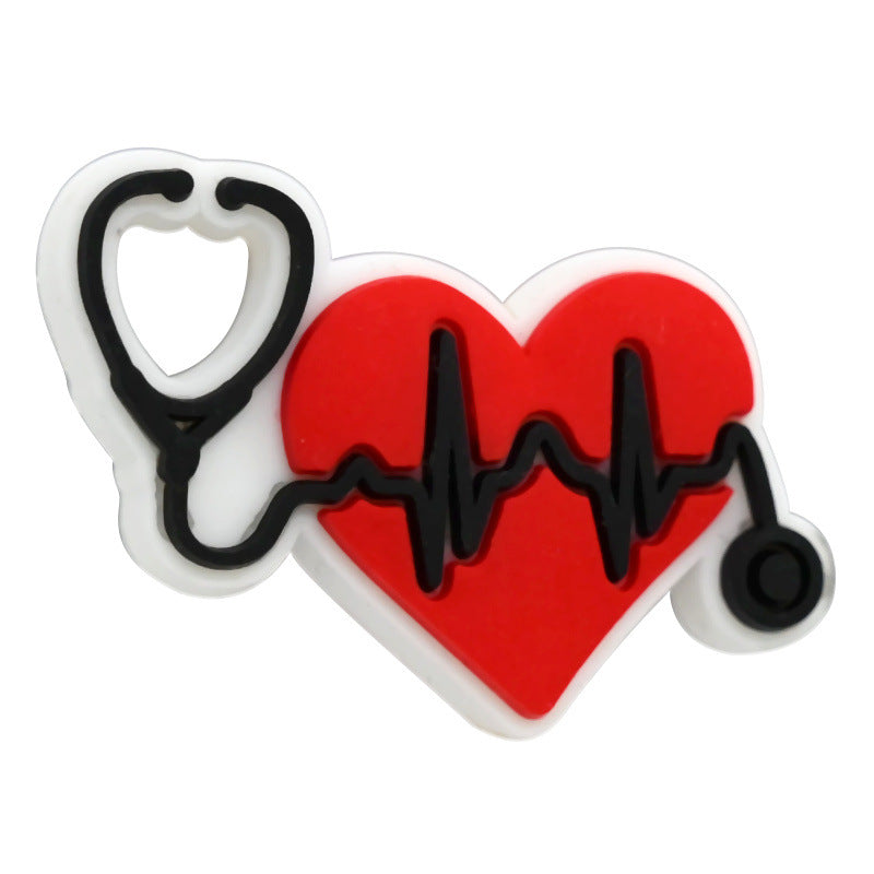 Wholesale Random 100pcs/pack  Medical series cartoon bead  Focal Beads