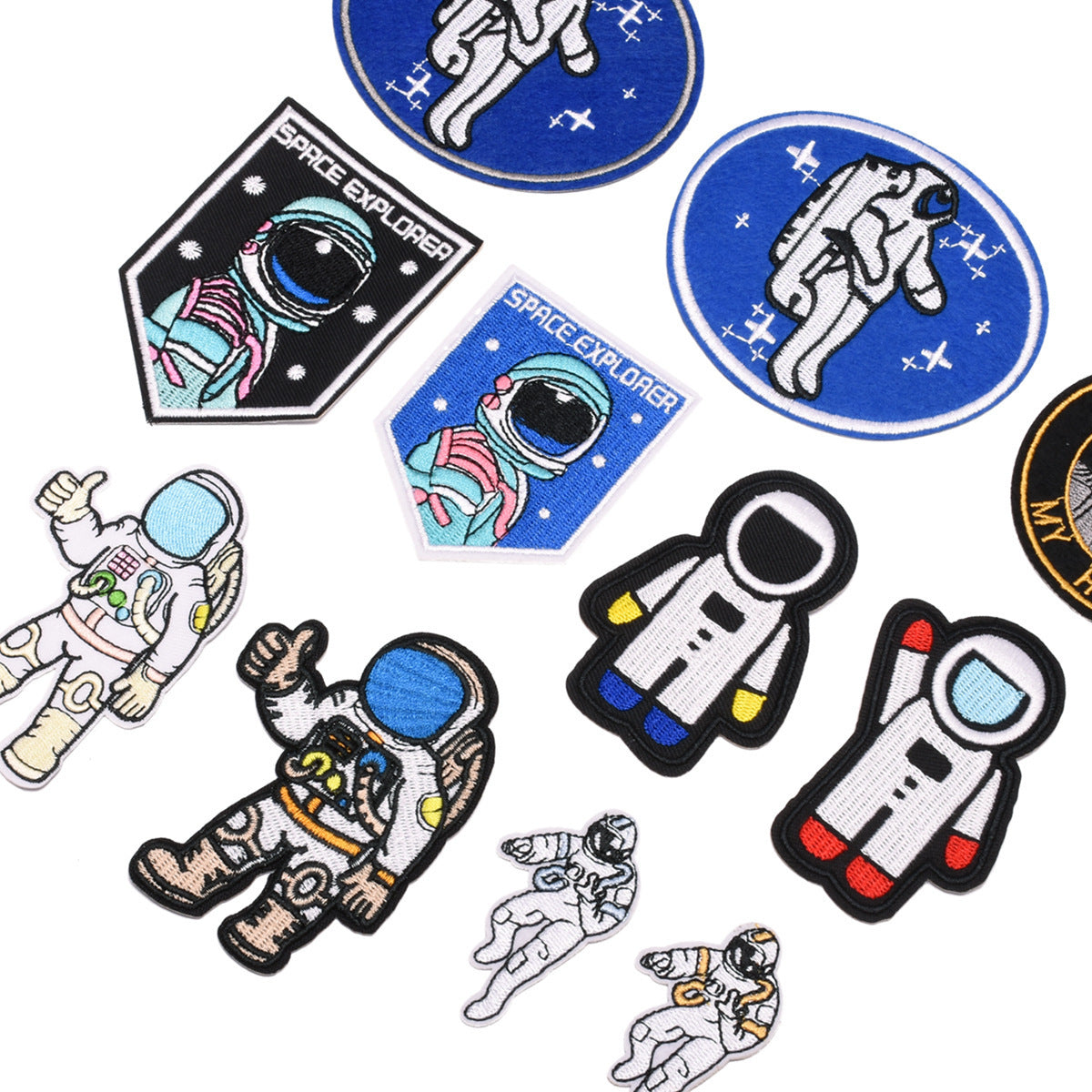 Wholesale Astronaut Air Force Diver Embroidery Patches DIY Clothing Decorative Accessory Casual Party Gift
