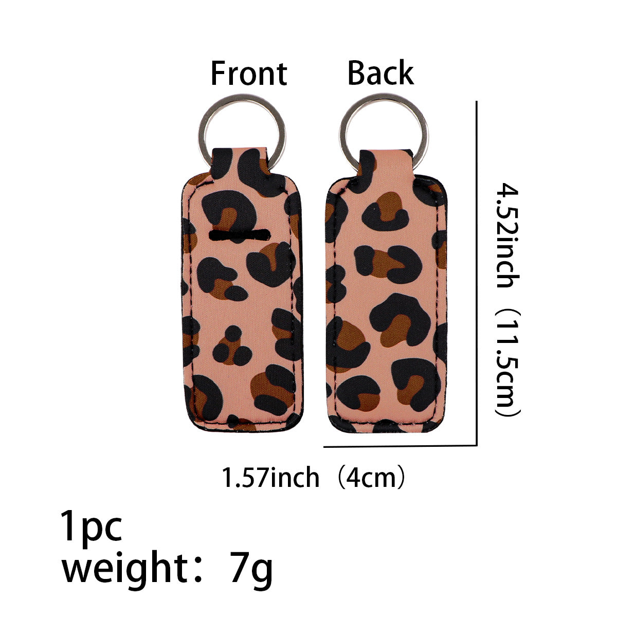Wholesale Leopard Lipstick Set Keychain Accessories