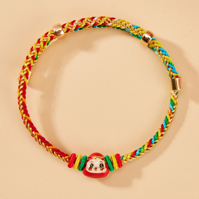 Wholesale Colorful Rope Braided Rice Dumpling Baby Ethnic Style Festival Bracelet
