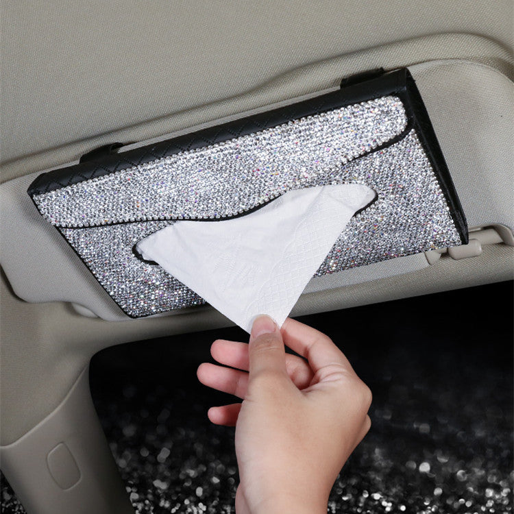 Wholesale Car Sun Visor Leather Paper Box