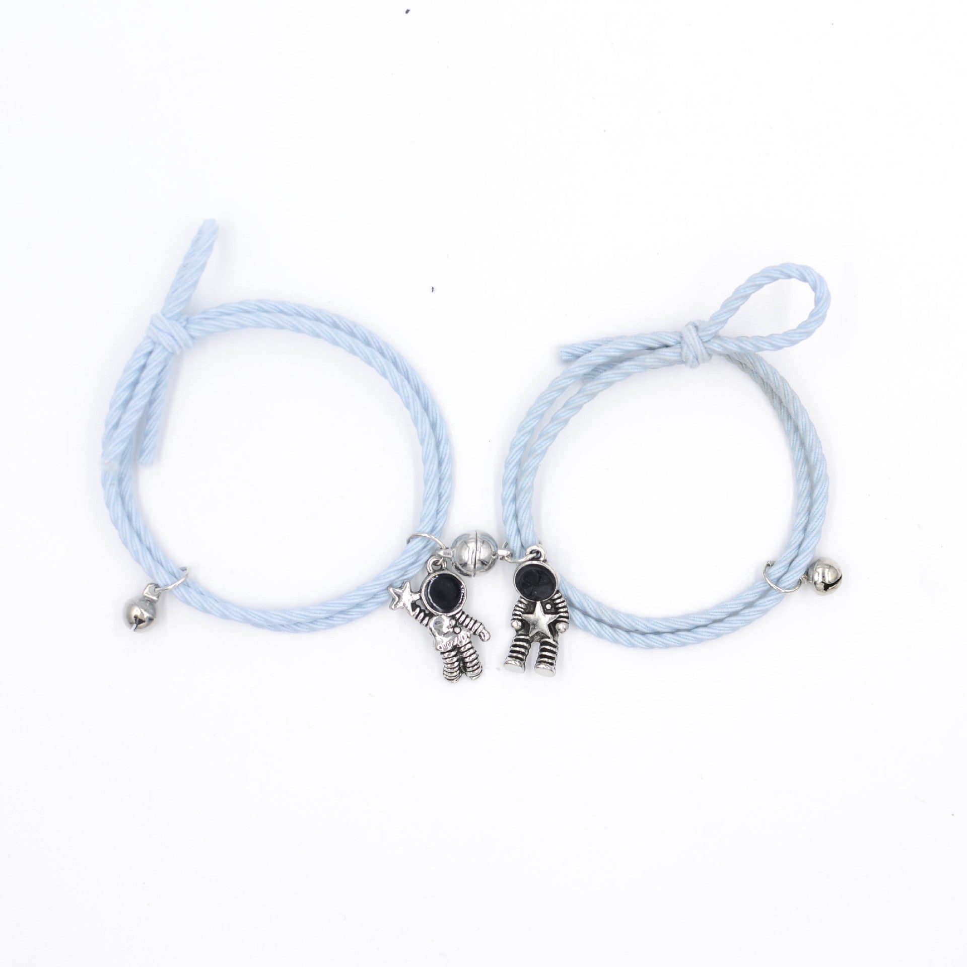 Wholesale Cute astronaut couple elastic thread bracelet