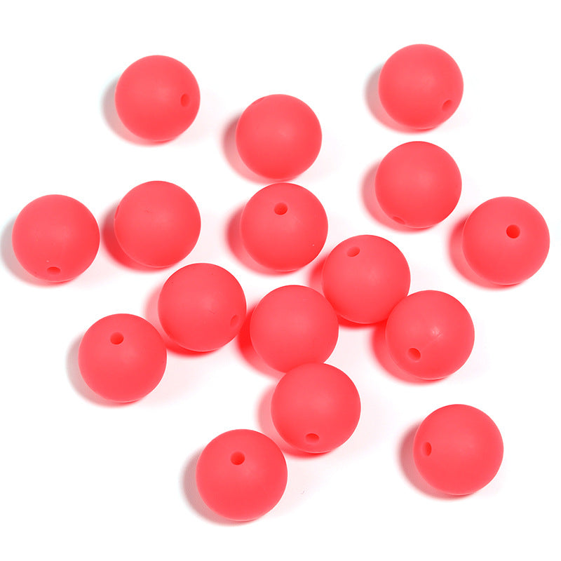 Wholesale Random 50pcs/pack  Silicone multi-color beads