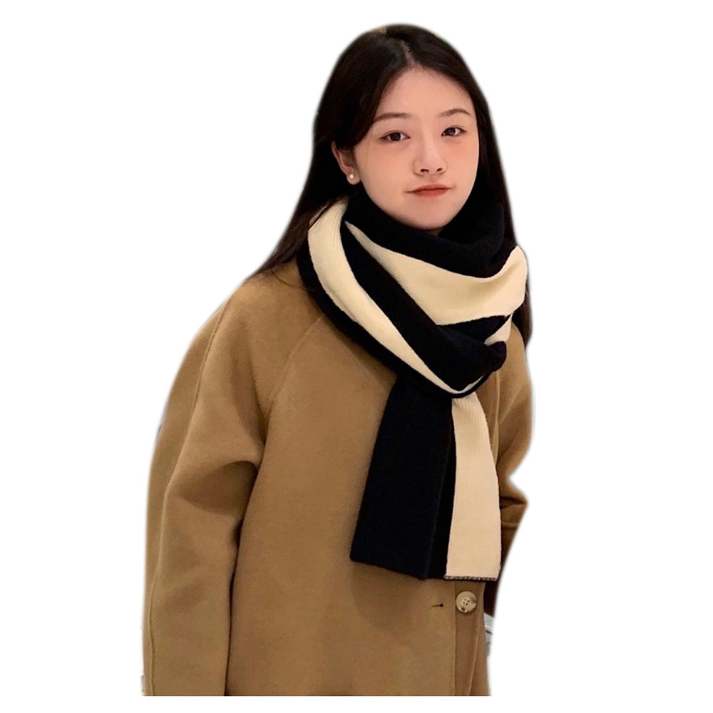 Wholesale Autumn and Winter Long Knitted Acrylic Scarf