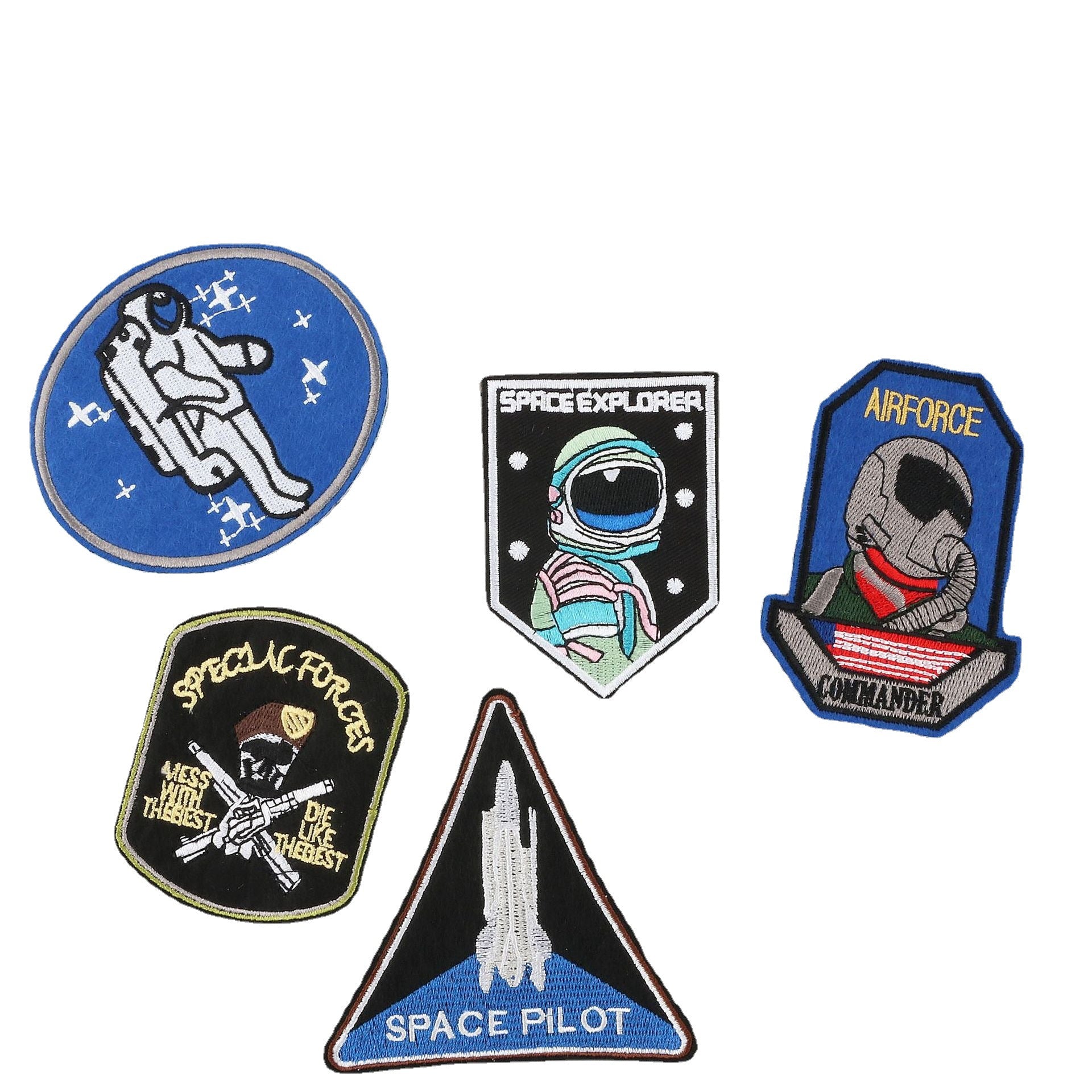 Wholesale Stylish Polyester Embroidered Astronaut Space Patch For Kids Clothing And DIY Crafts OLY Exclusive