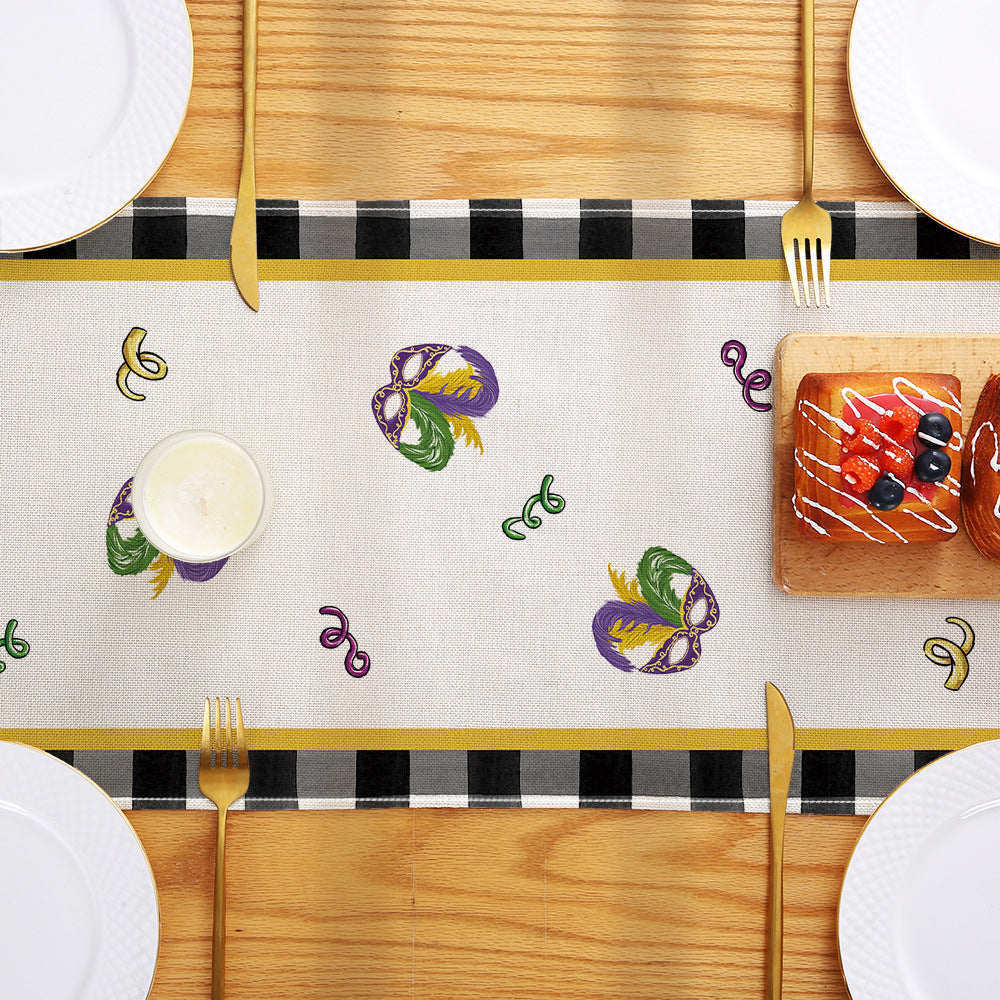 Wholesale of Brazilian Carnival Printed Polyester Tablecloths