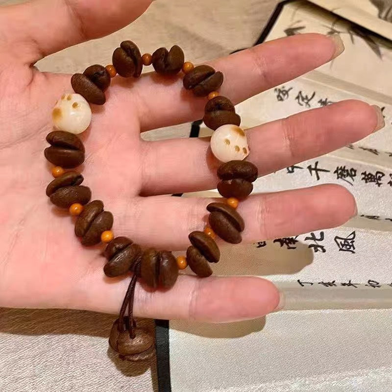 Wholesale Coffee Bean Beaded Bracelet