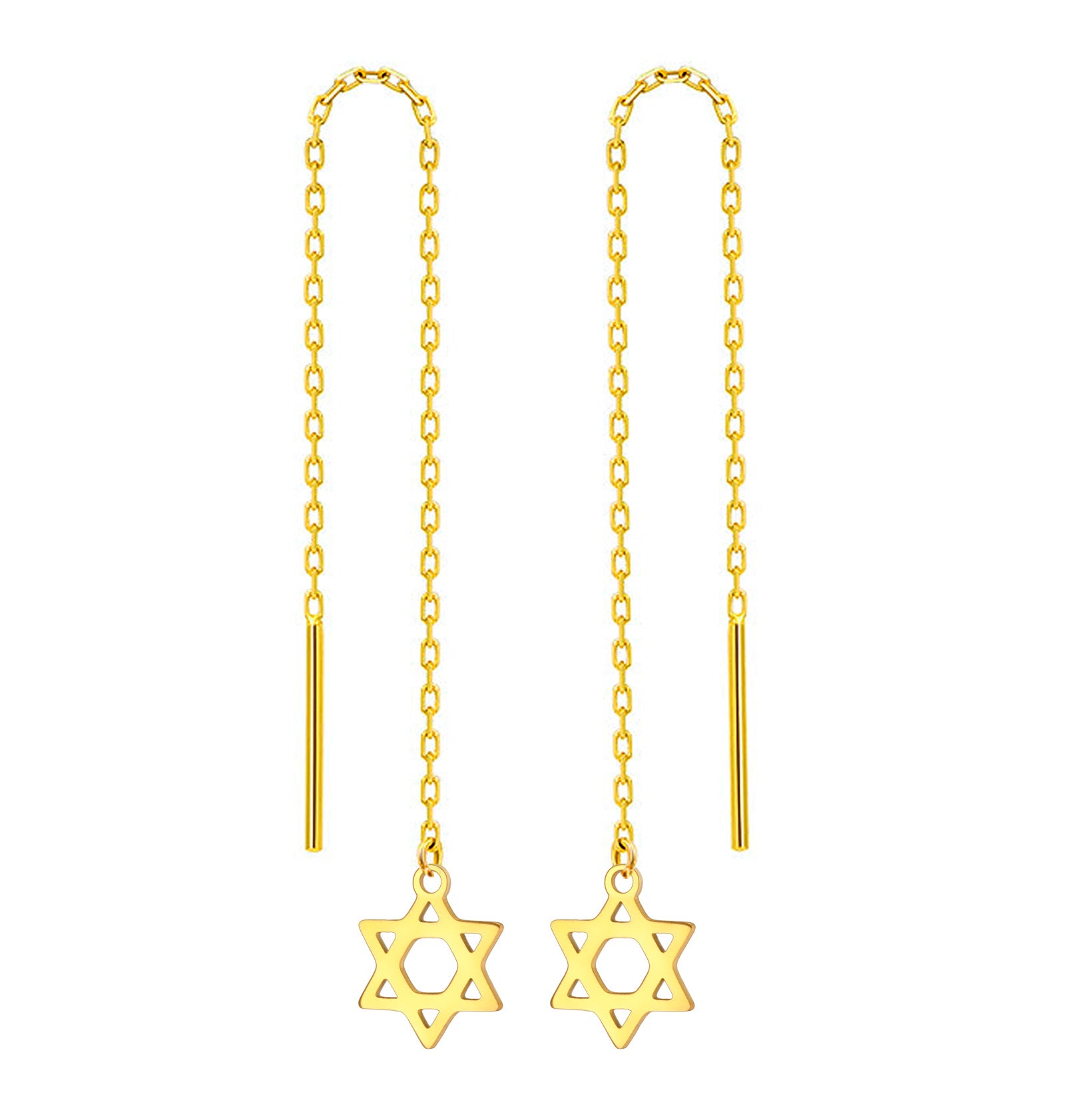 Wholesale Mini six-pointed star pendant stainless steel necklace
