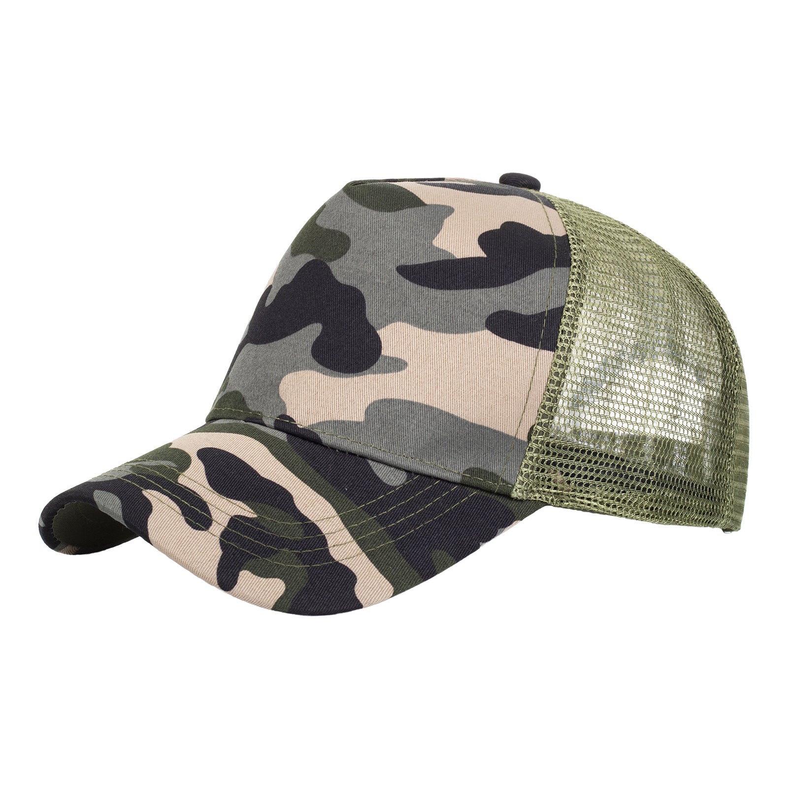 Wholesale Camouflage hardtop trucker hat