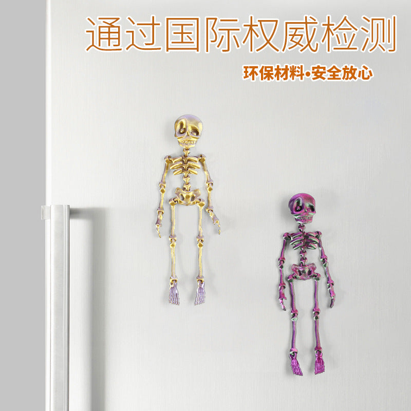 Wholesale  printable skeleton toy with magnetic joints movable