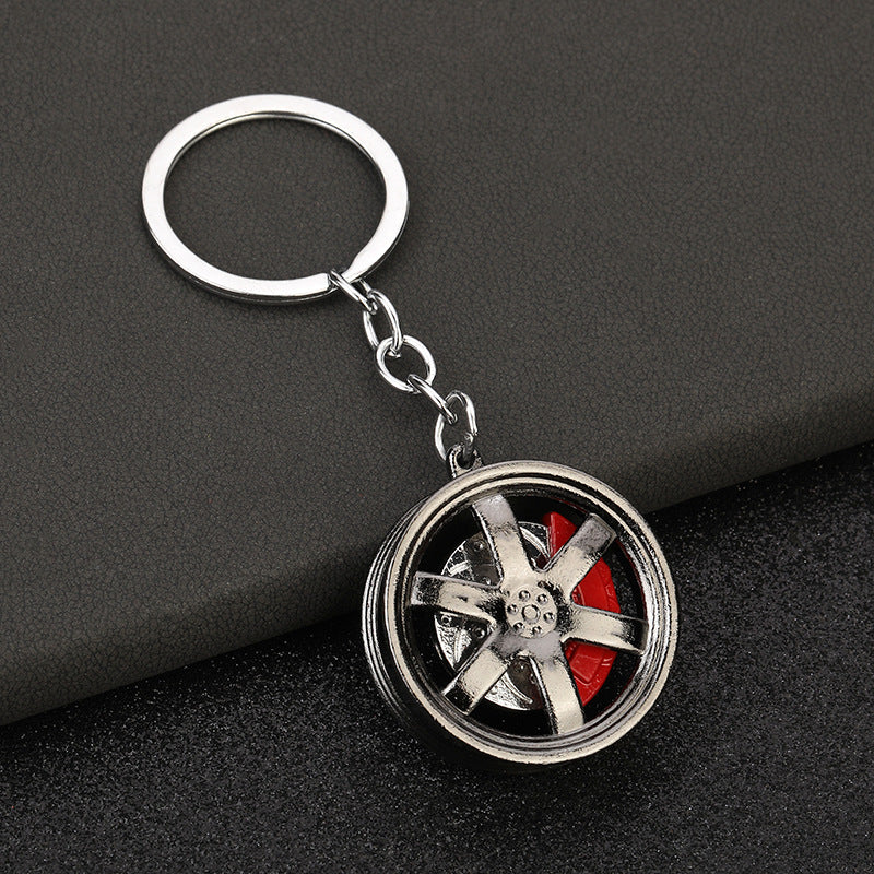Wholesale Car Wheel Metal Keychain