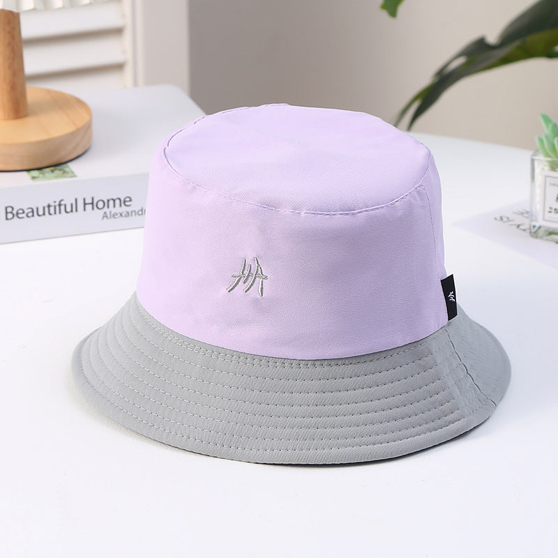 Bordado de color al por mayor Bordado de poliéster Sunshade Bucket Bucket Sombrero