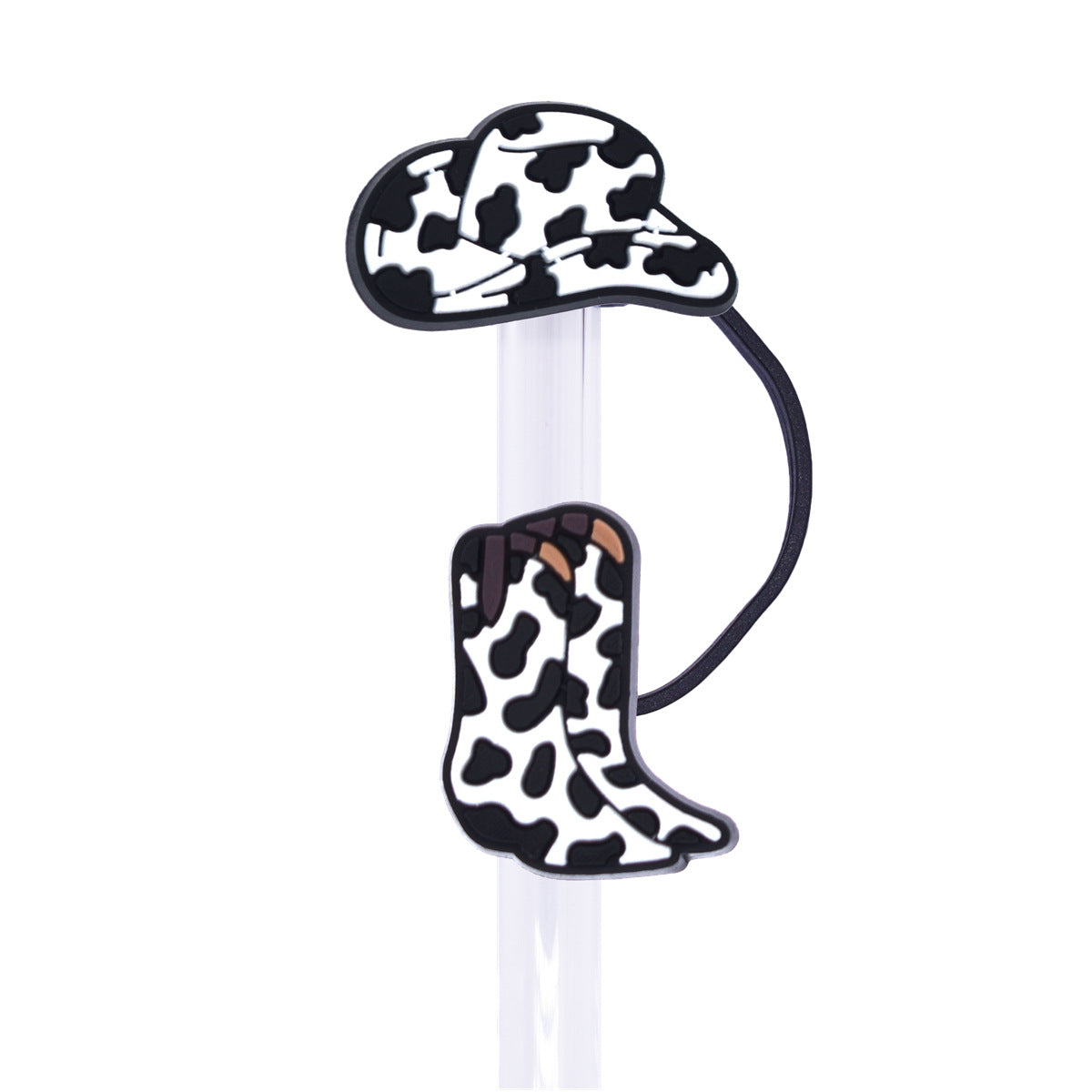 Wholesale 100PCS10mm Cartoon High Aesthetic Silicone Straw Caps