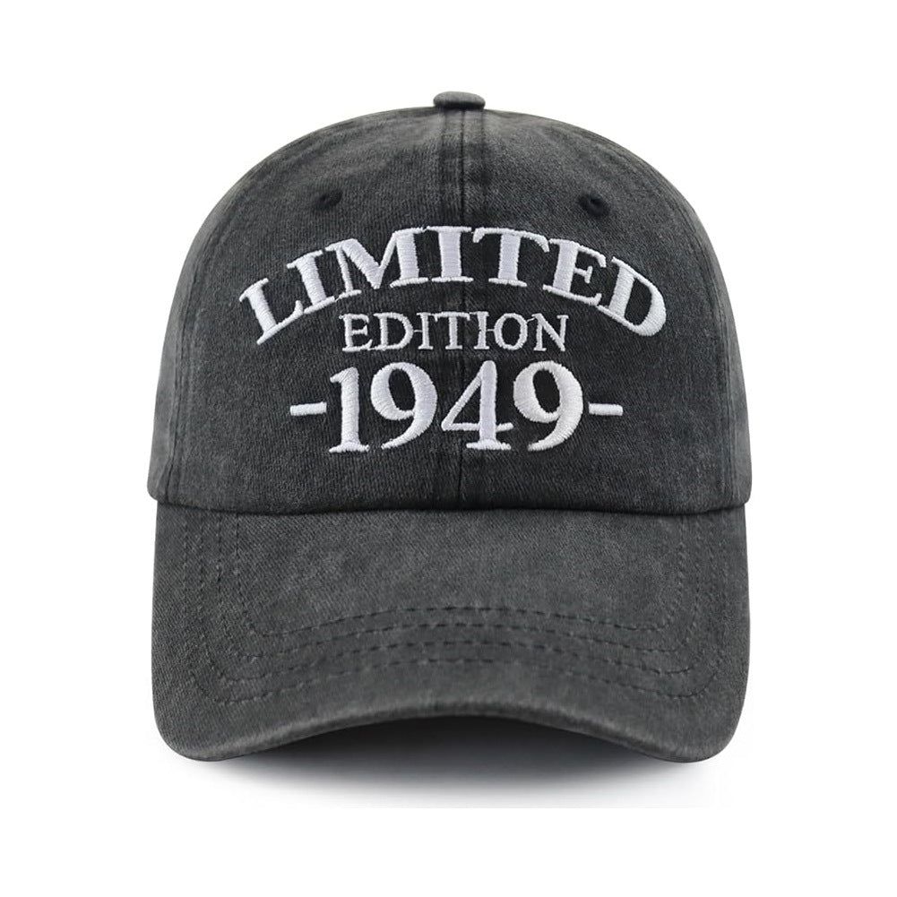 Wholesale 1940-1949 Embroidered Adjustable Washed Cotton Baseball Cap
