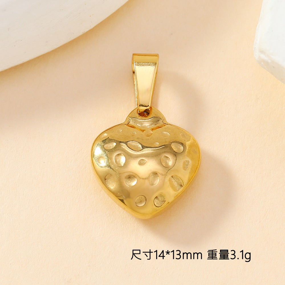 Wholesale Single Pendant Stainless Steel Love Cross Element Pendant DIY Bracelet Necklace Accessories