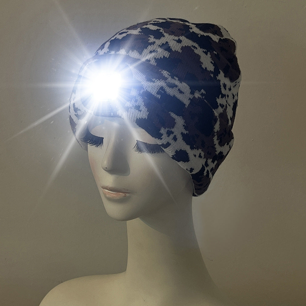 Wholesale Thickened Cow Light Outdoor Sports Knitted Hat