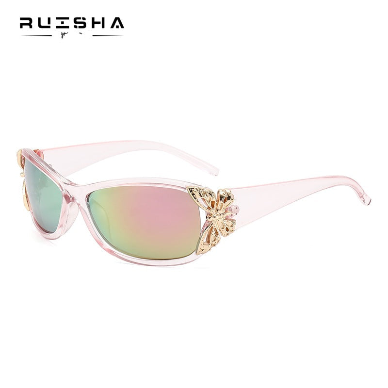 Wholesale Butterfly-decorated luxury sunglasses
