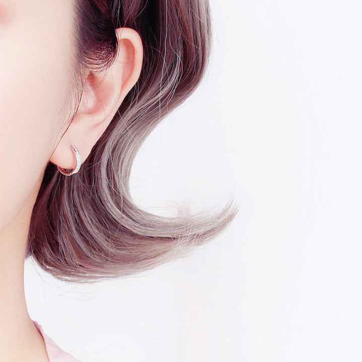 Wholesale Sterling Silver Flower Women's Niche Fashion Elegant Earrings