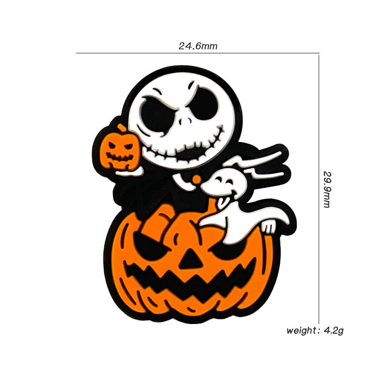 Wholesale 10pcs/pack Cute  Pumpkin Skull Funny DIY Accessories