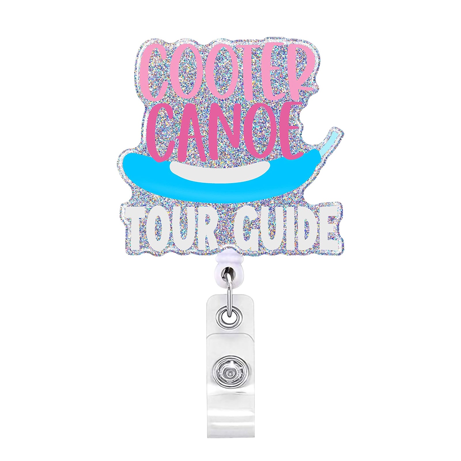 Wholesale Acrylic Easy Pull Buckle Rotating Easy Pull Retractable Badge Reel Key Chain