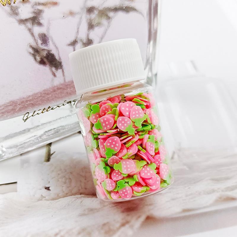 Wholesale Fruit clay slices 20ml small bottle 15g