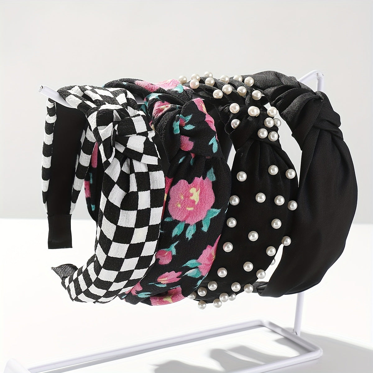 Wholesale Wide-brimmed headband hairpin pink headband cloth