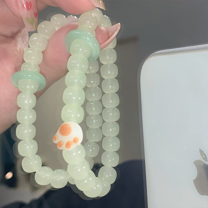 Wholesale Bodhi Root Gradient Cat Claw Buddha Beads Resin Bracelet