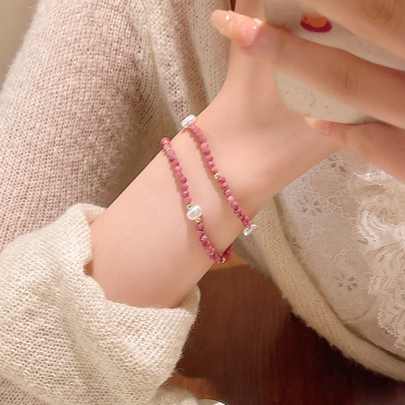 Wholesale Silver baroque pearl bracelet