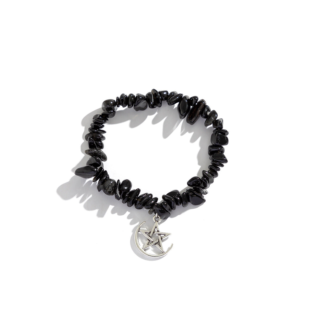 Star al por mayor Star Heart Fish Coste de piedra triturada Pulsera colorida