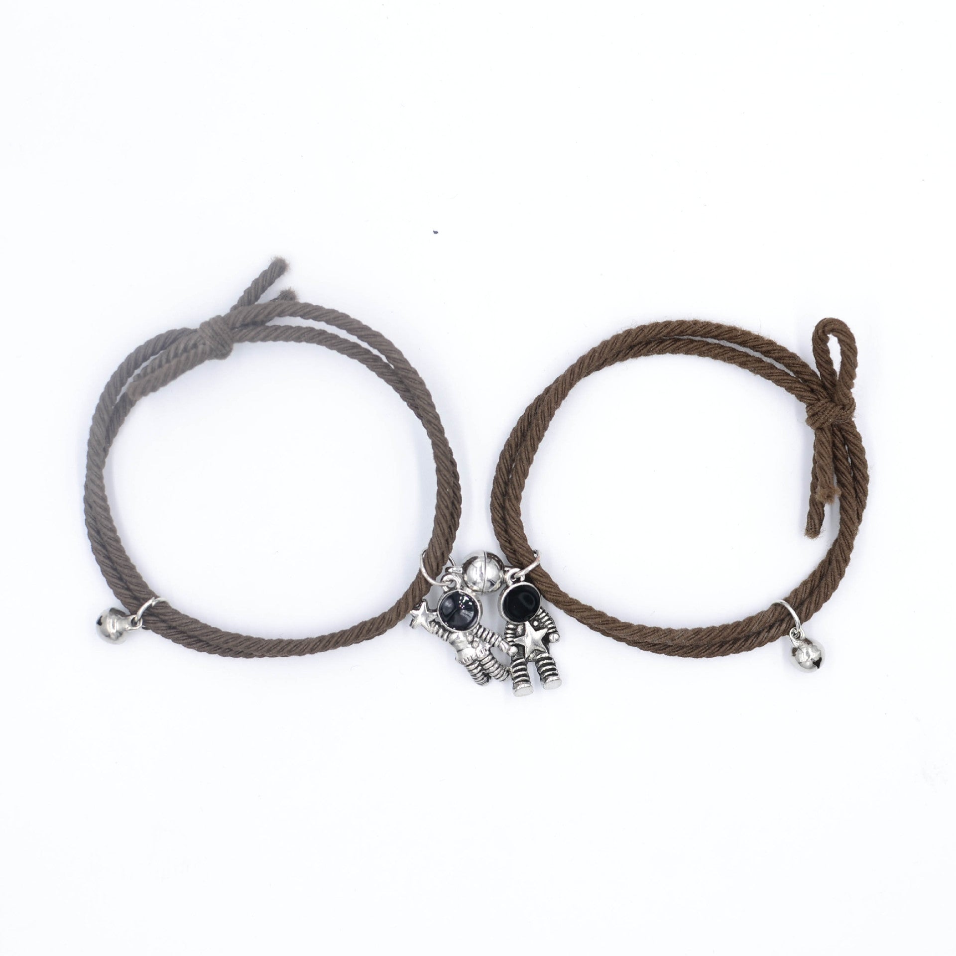 Wholesale Cute astronaut couple elastic thread bracelet