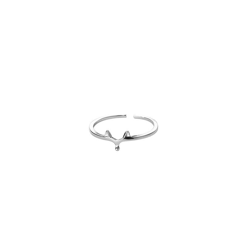 Wholesale 925 Sterling Silver Fox Open Ring
