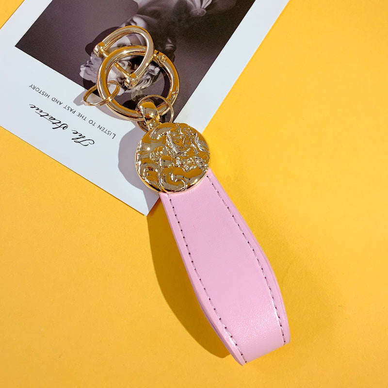 Wholesale PU Leather Year of The Dragon Keychain