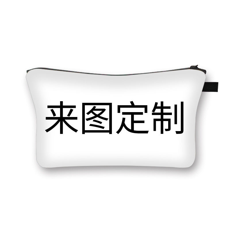 Wholesale new valentine's day love sweet breathable girl makeup bag student storage bag cartoon makeup portable