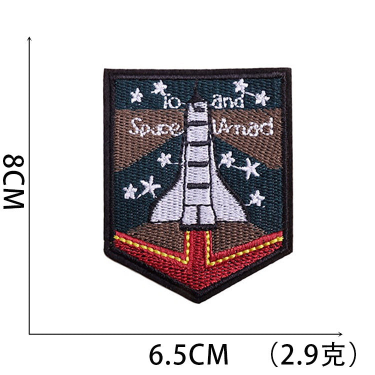 Wholesale Stylish Polyester Embroidered Astronaut Space Patch For Kids Clothing And DIY Crafts OLY Exclusive