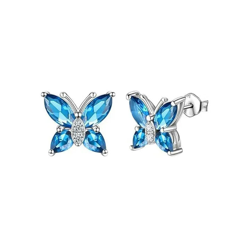 Wholesale Butterfly Rhinestone Crystal Alloy Ring Earrings Necklace